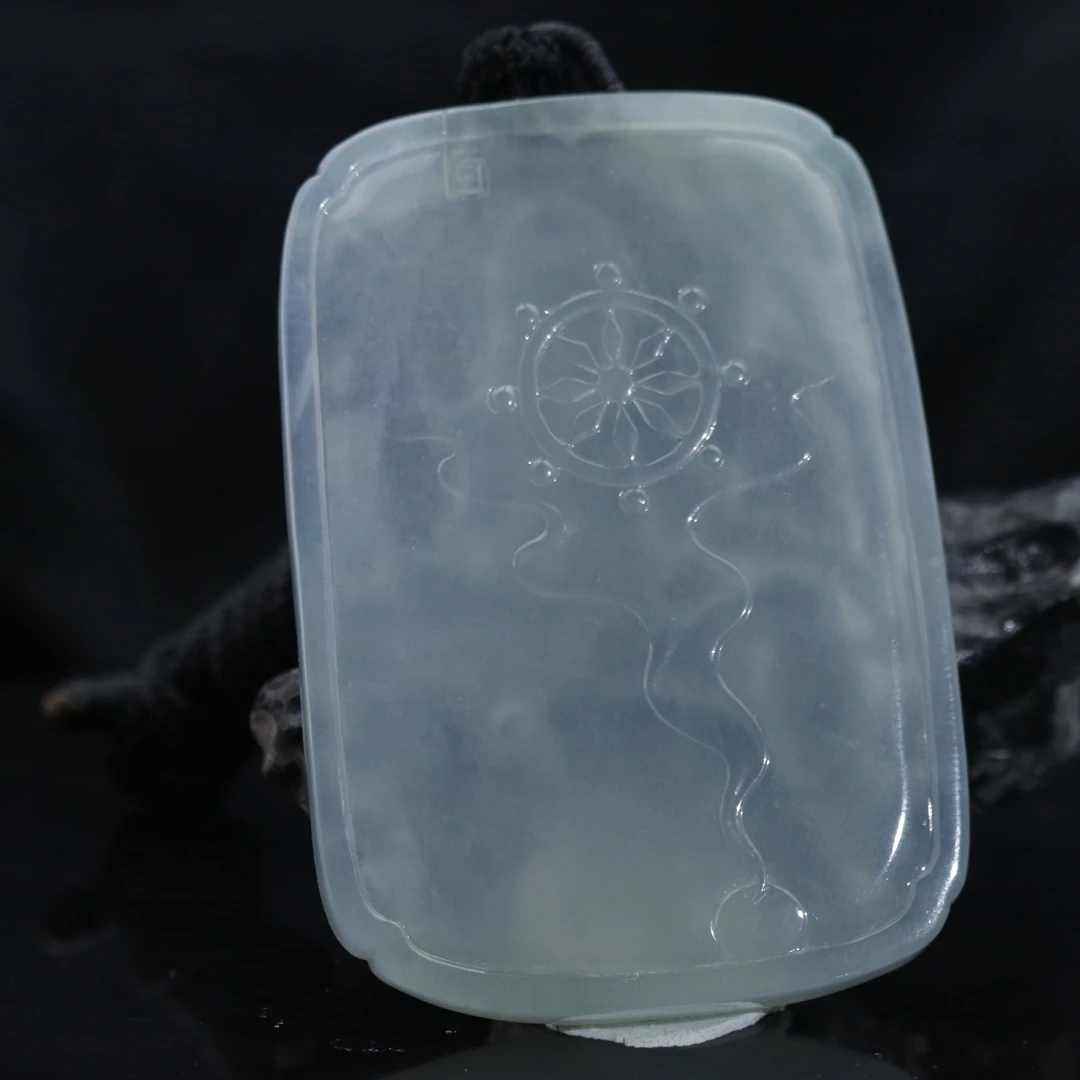 FC71天然缅甸翡翠A货冰吊坠/700172/保利厦门拍卖