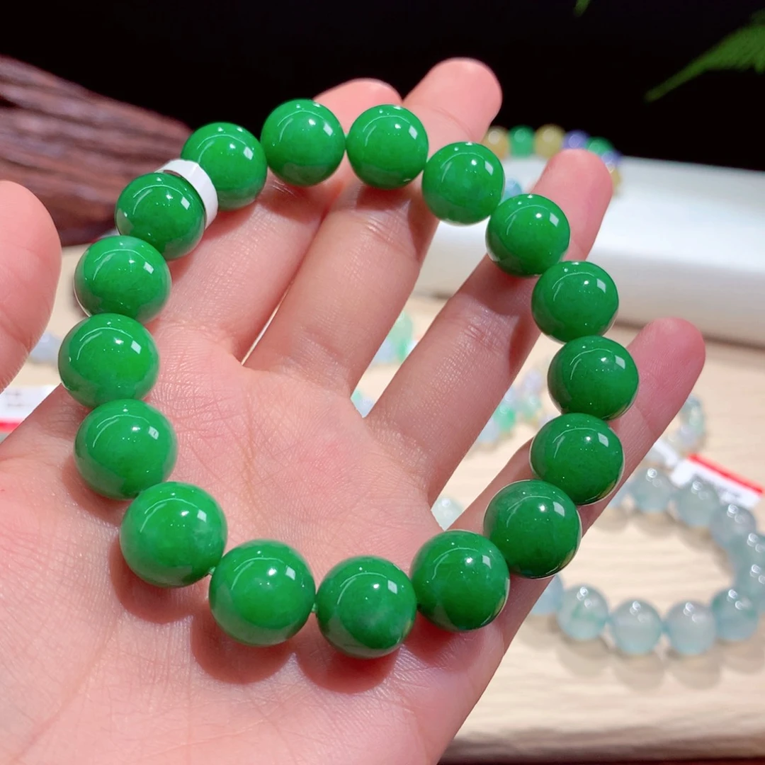 未镶嵌手链翡翠卡12mm+