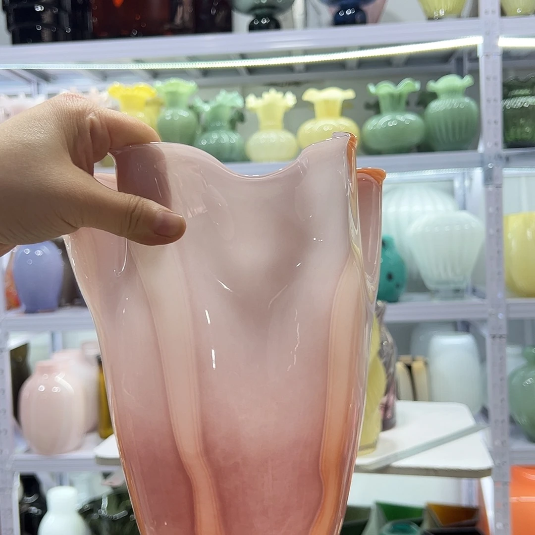 粉色花瓶微瑕07899