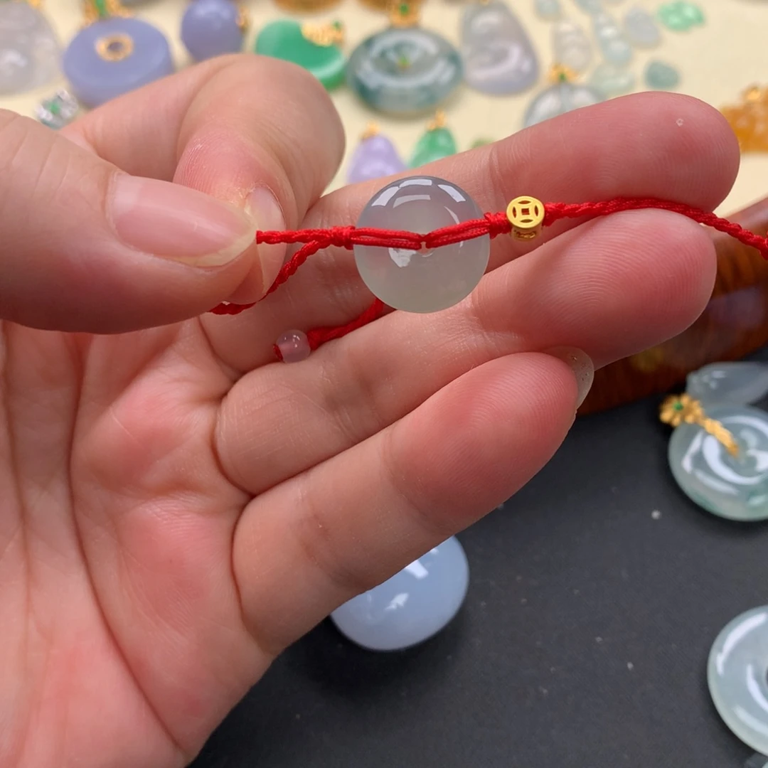 颈饰未镶嵌翡翠翡翠红手绳