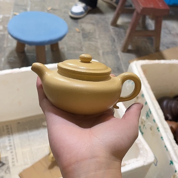 紫砂茶壶lcm本绿仿古