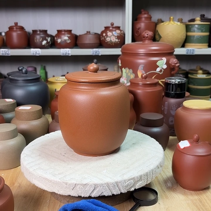 茶叶罐紫砂一斤装茶叶罐处理328