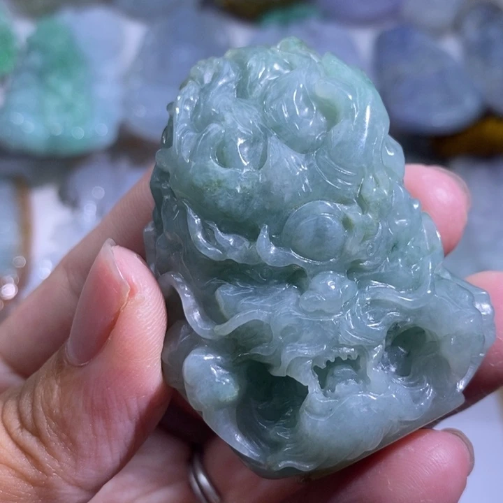 【闪购商品】颈饰未镶嵌翡翠龙牌