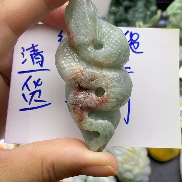 颈饰未镶嵌翡翠天然翡翠