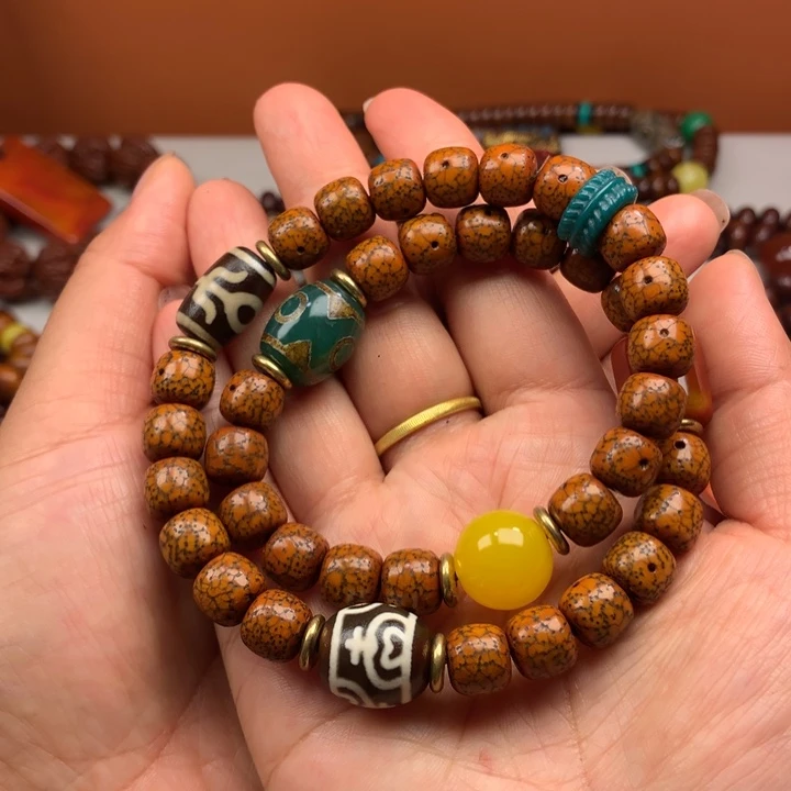 星月菩提吊坠多圈