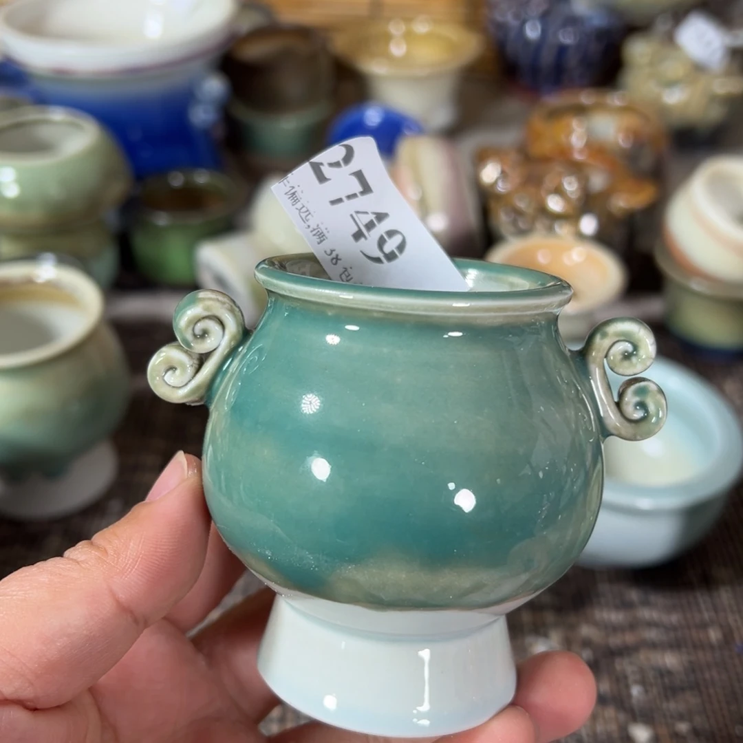 红陶景德镇手工花盆