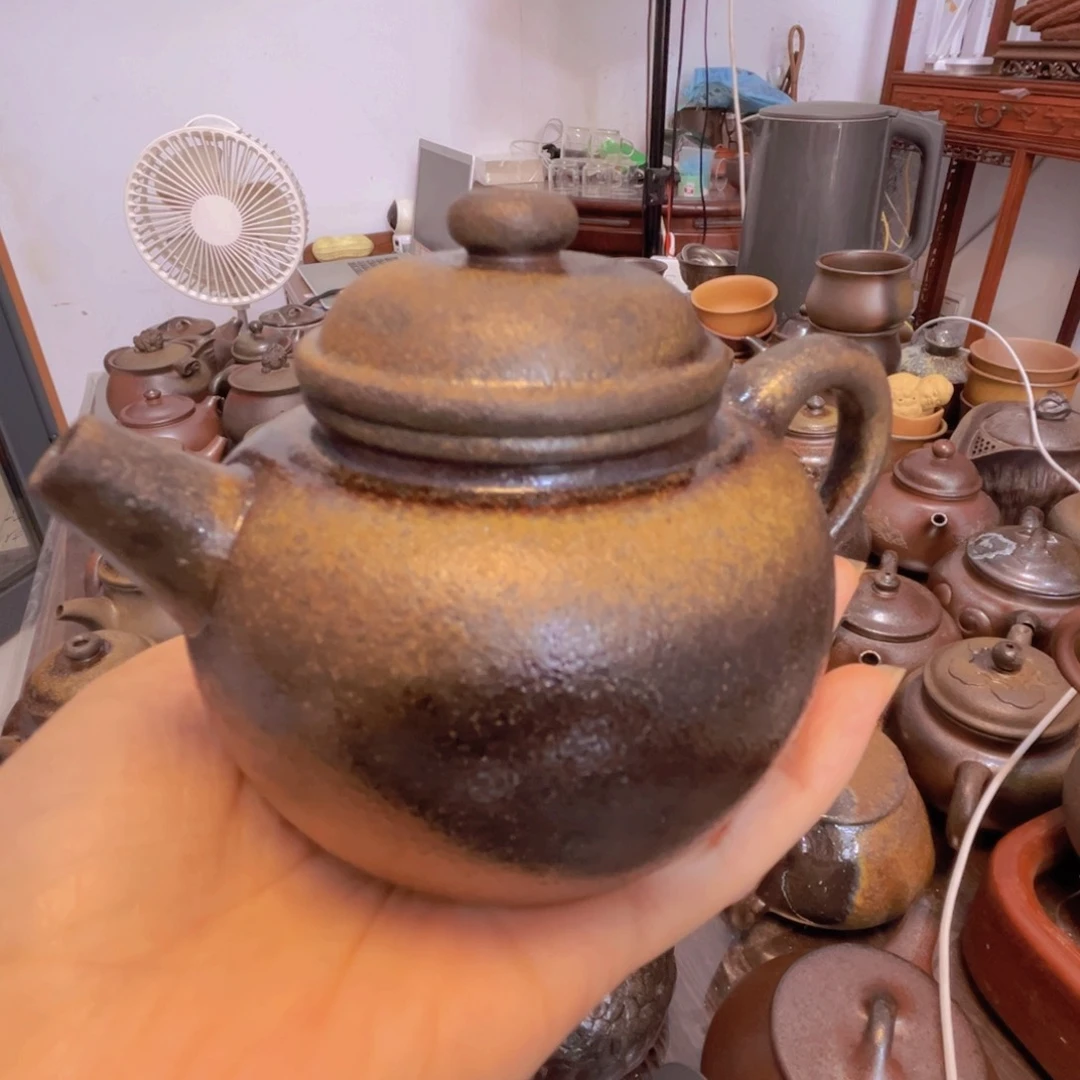 茶壶紫砂宜兴紫砂底槽清柴烧200