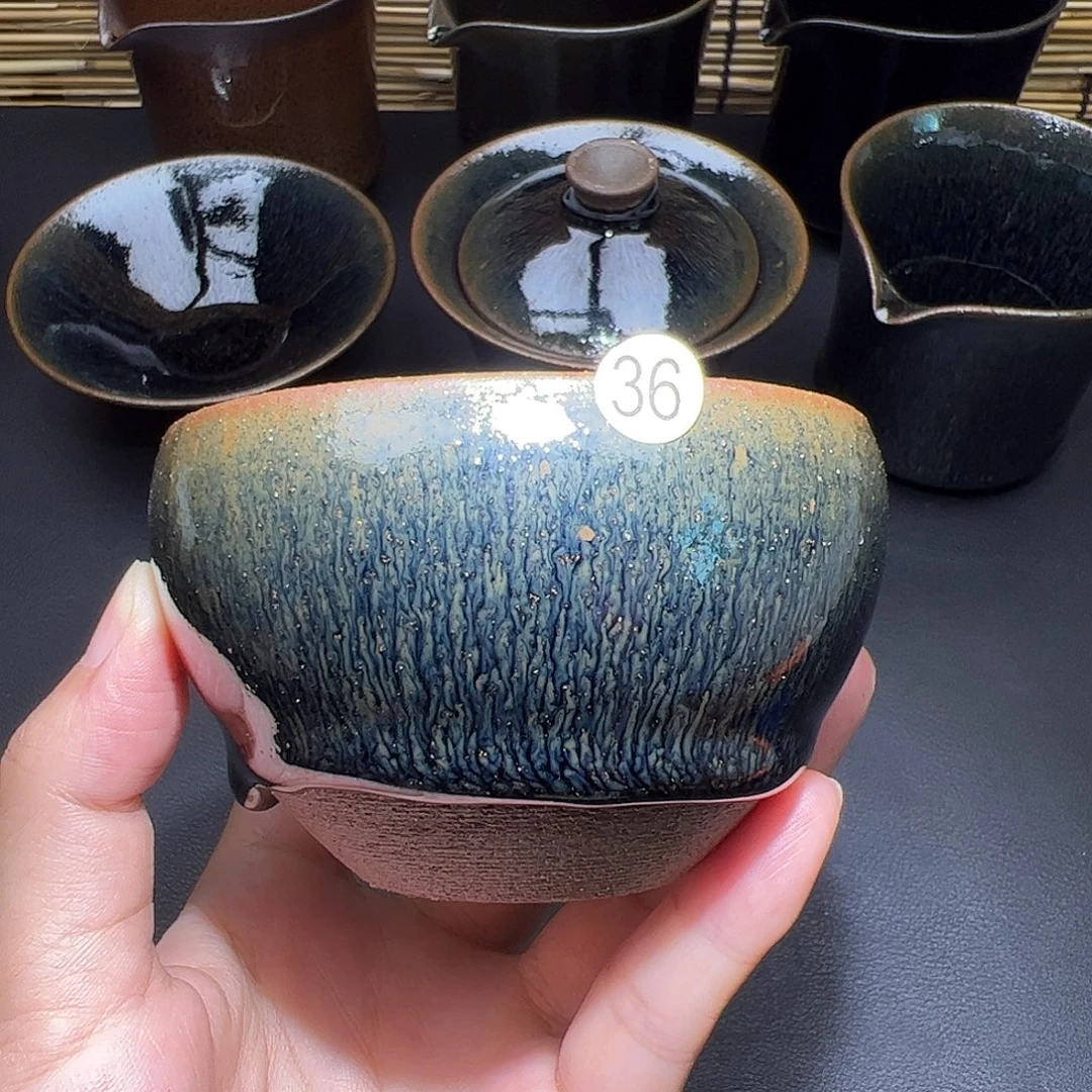 茶盏龙窑柴烧建盏