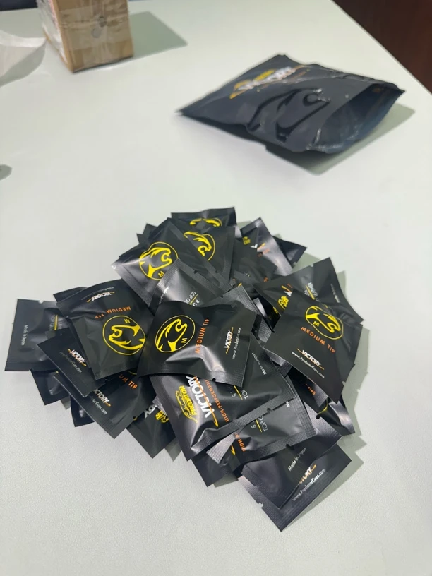 胜利者台球杆皮头材质九球桌球杆配件专用