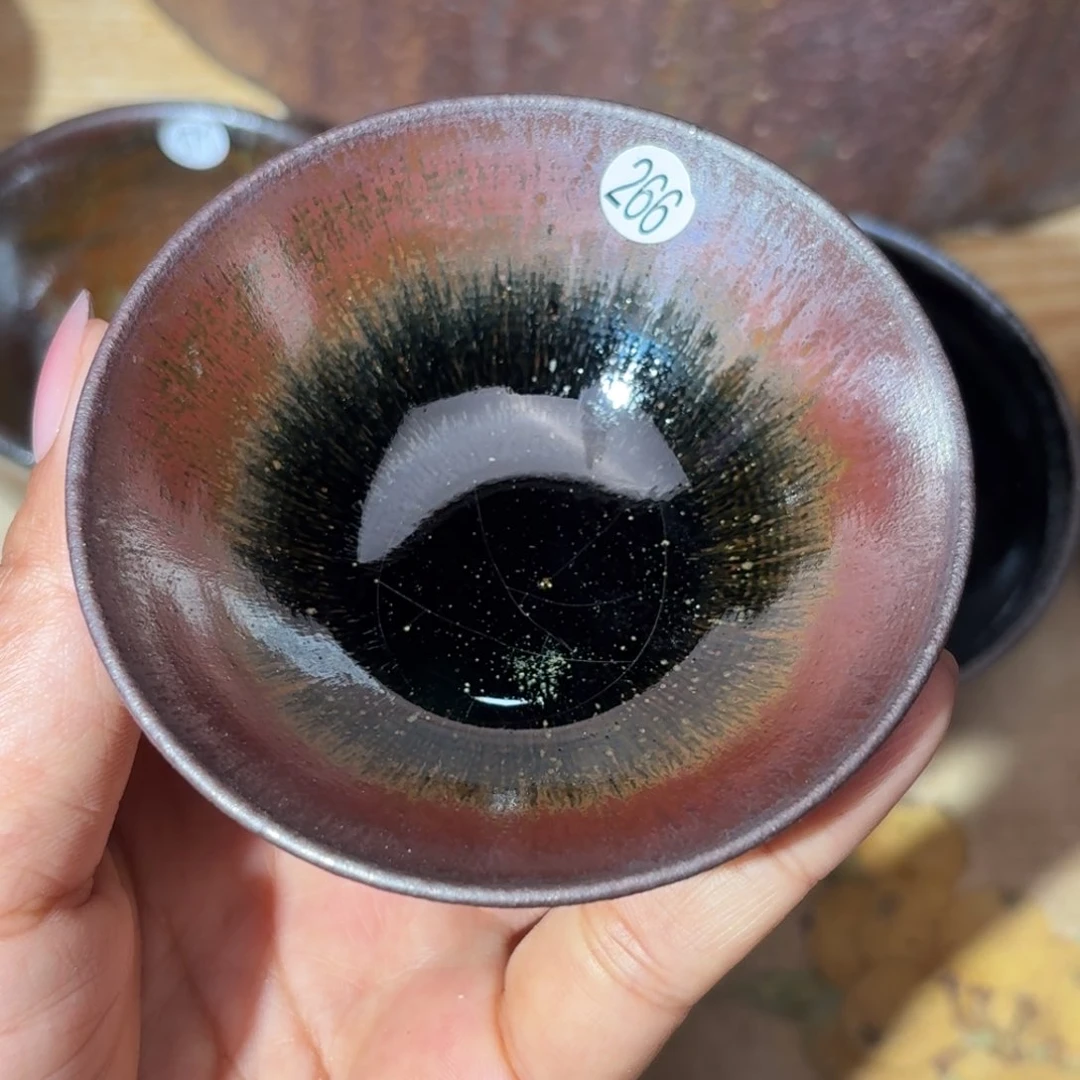 茶盏义兴龙窑柴烧微瑕