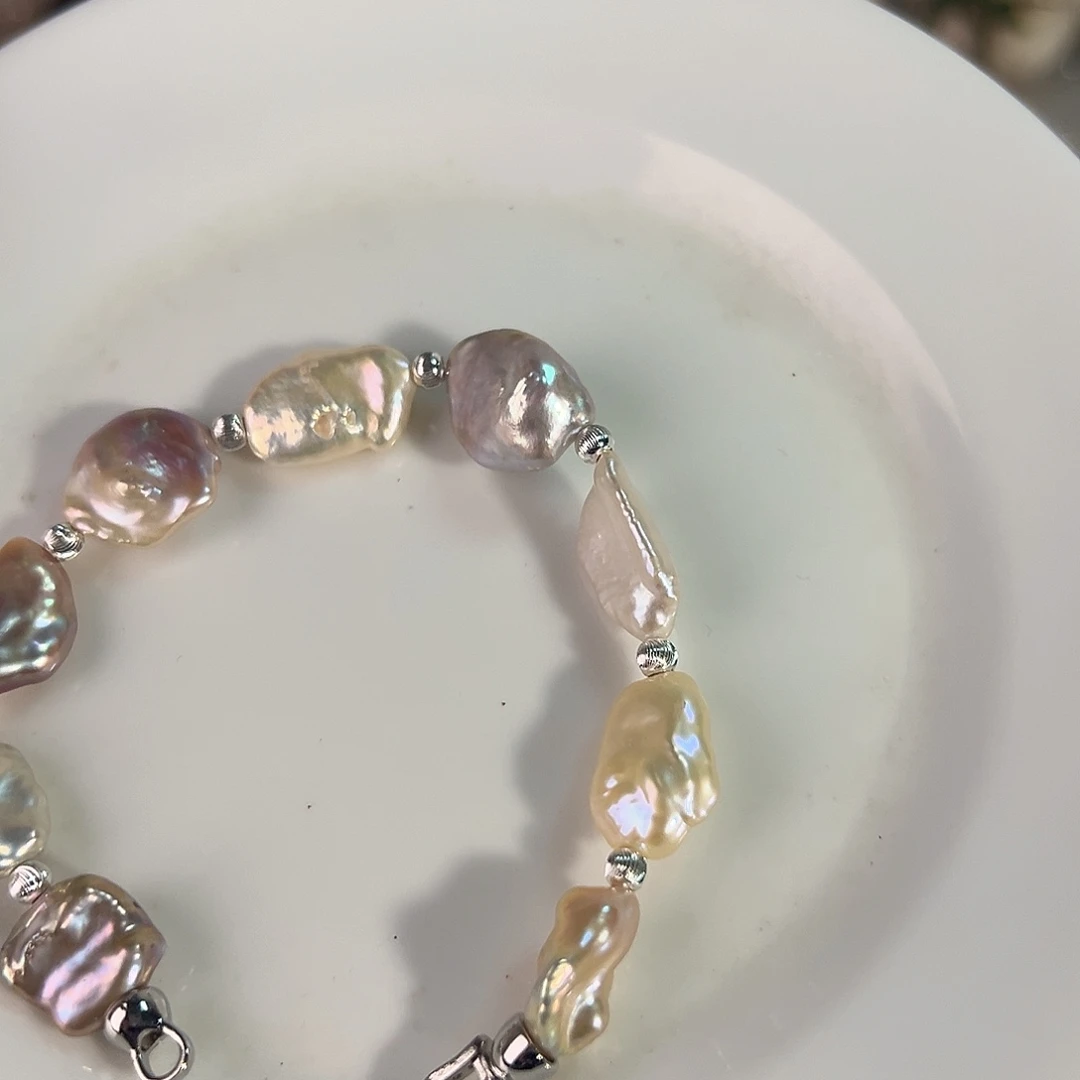 山***酒天然淡水珍珠淡水珍珠合金