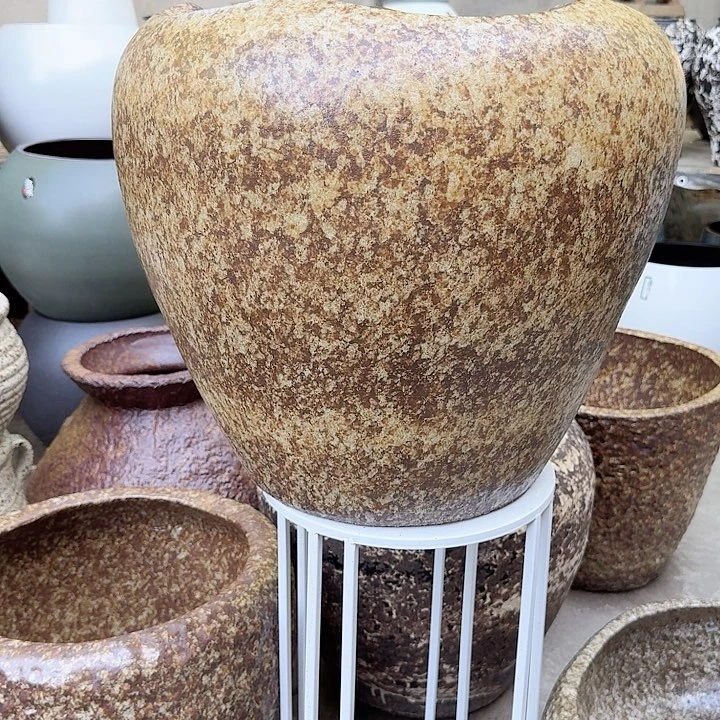 紫砂花盆高度46口径49