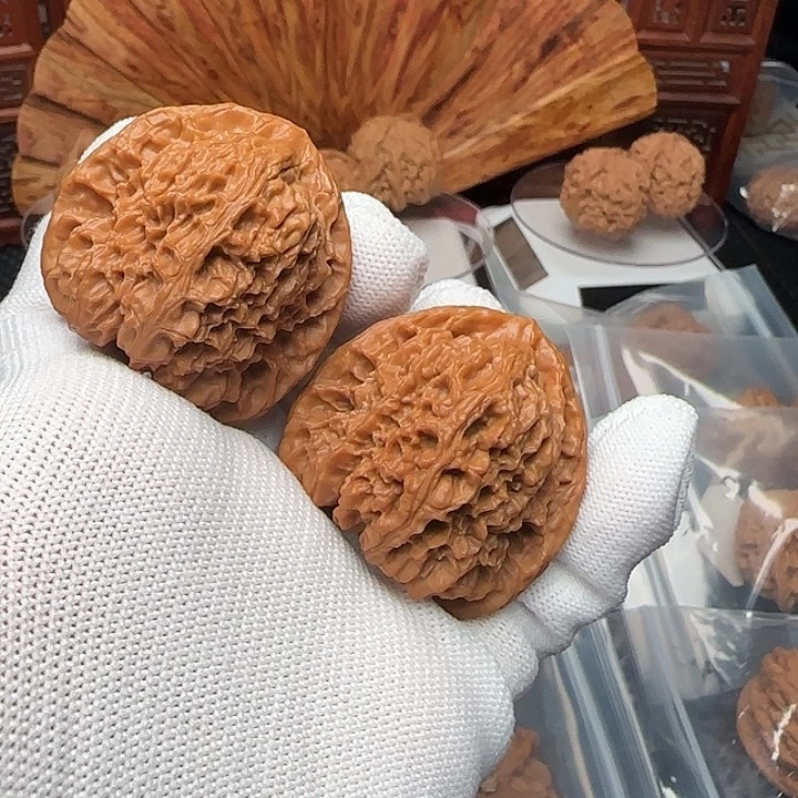 吊坠文玩核桃全品南疆石42尺