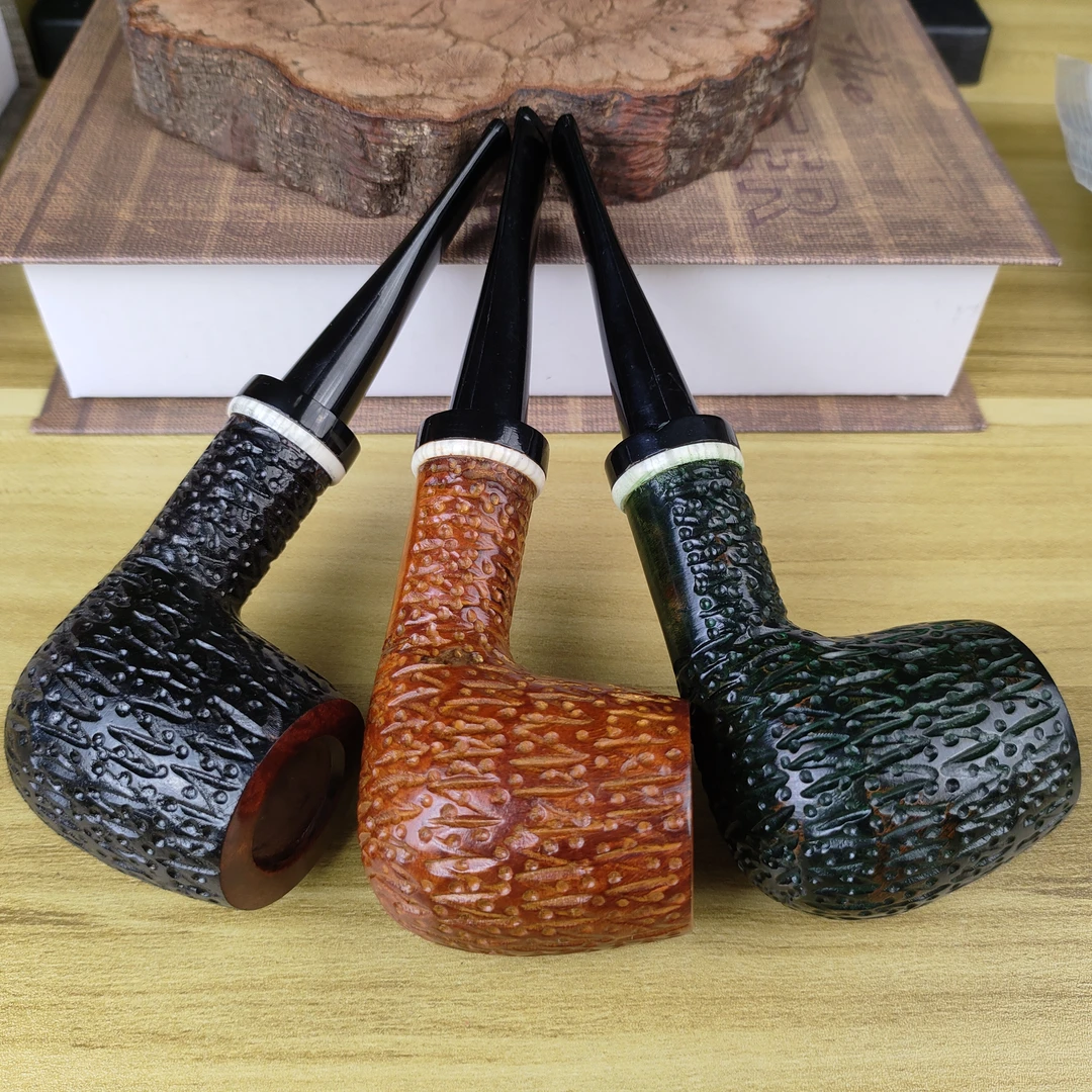 石楠木手工烟斗撞球直斗大空腔新手作弊神器3毫米孔道填草3克