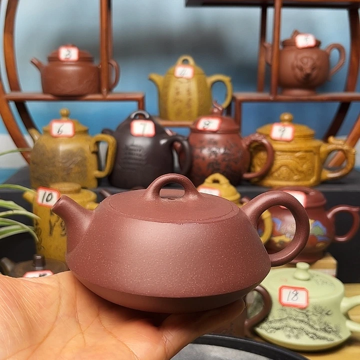 茶壶紫砂微瑕不带证书礼盒220cc