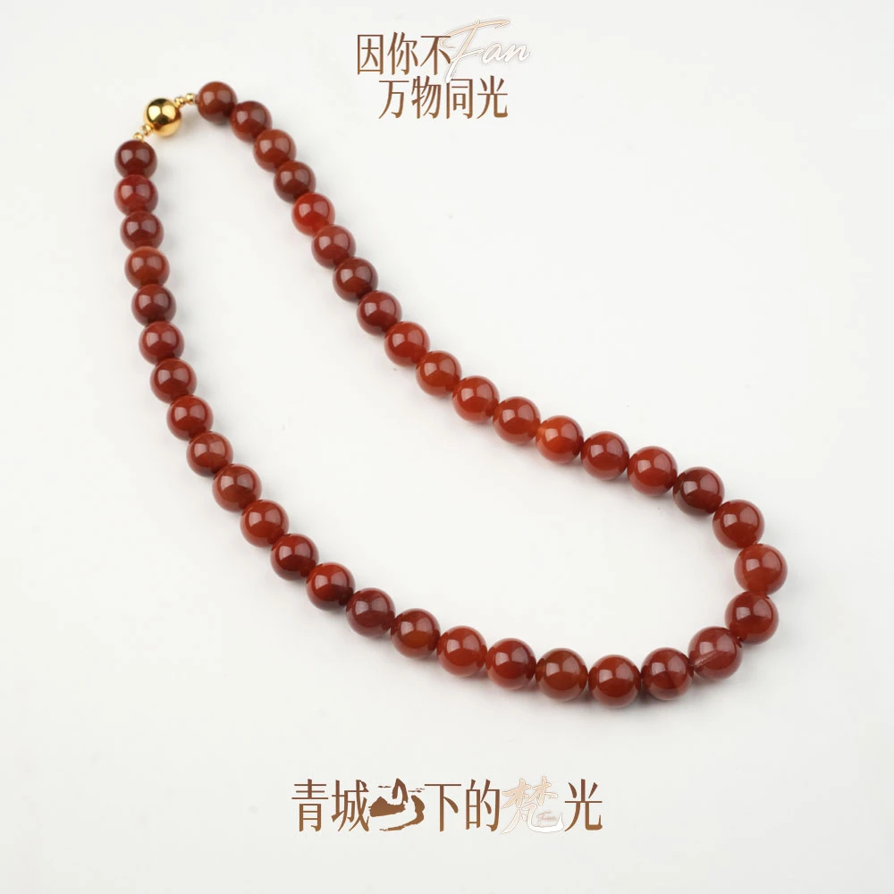 【迎春照福】鸿运连连系列气质款红兔毛水晶项链多样性发其一11mm