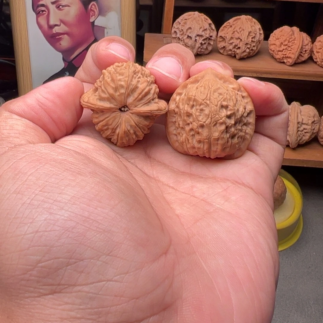 文玩核桃吊坠金珑34