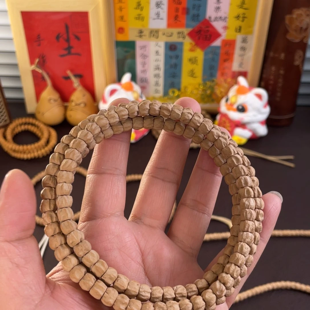 柏香籽/百香籽吊坠安*油皮多棱莲花 保热 7mm