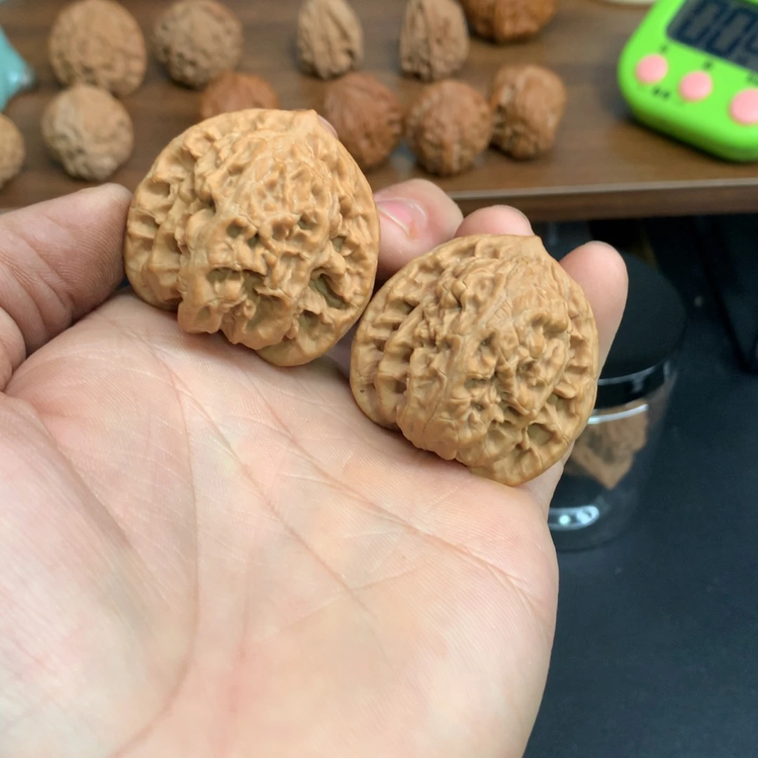 把件文玩核桃40盘龙虎