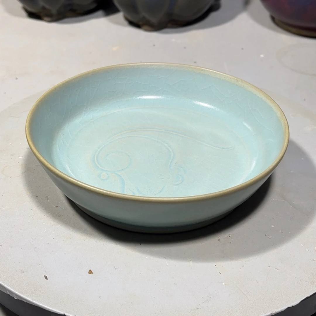 瓶汝窑瓷器品相完美