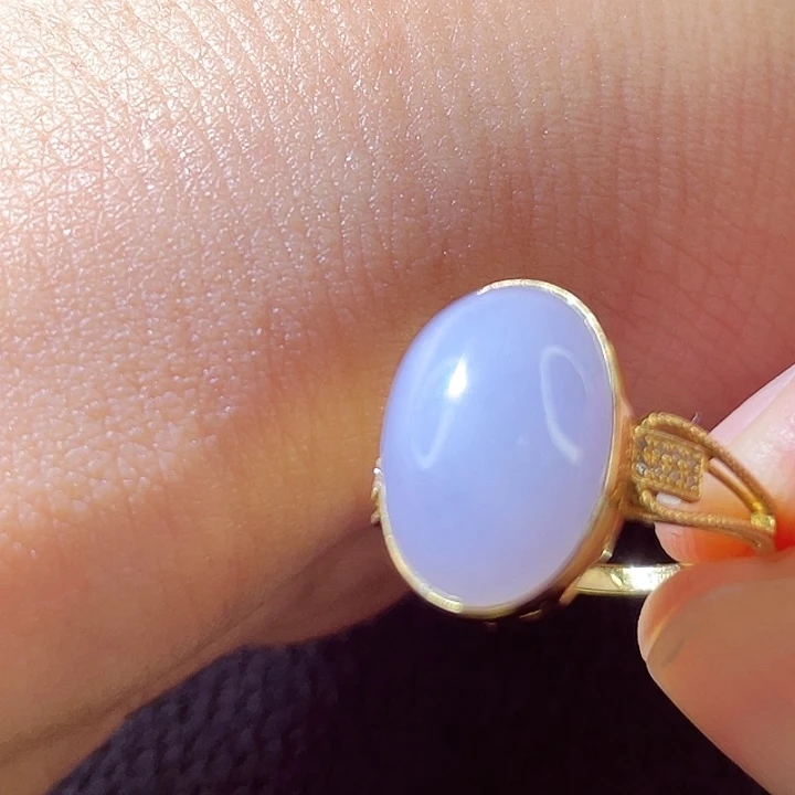 翡翠18K金镶嵌颈饰翡翠