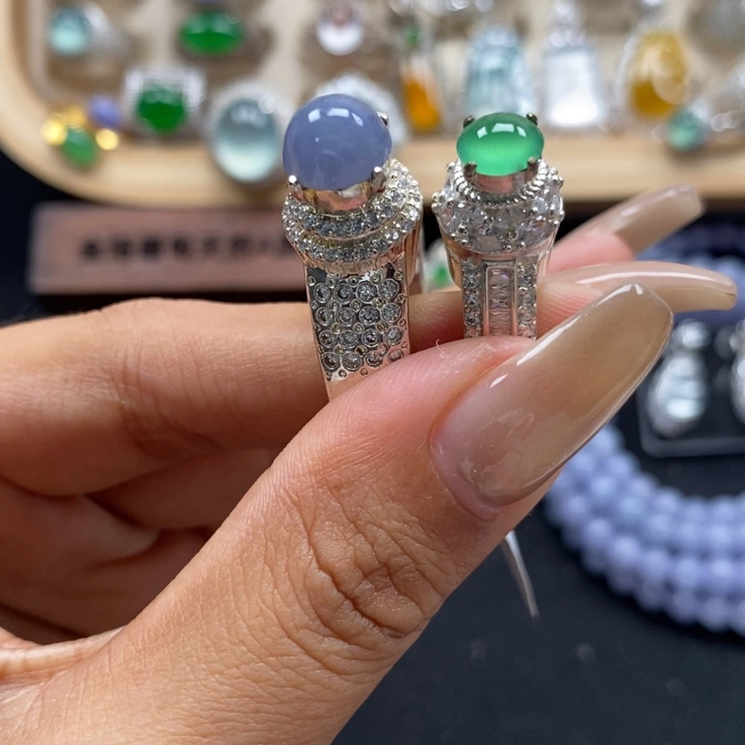 翡翠裸石缅甸天然A货翡翠（完美）