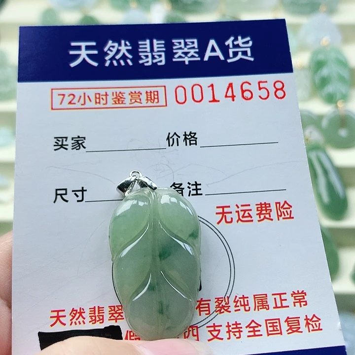 颈饰未镶嵌翡翠吊