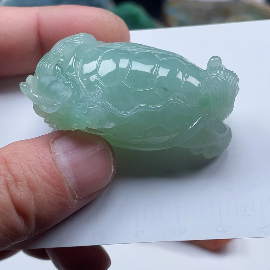 翡翠颈饰未镶嵌缅甸天然A货翡翠