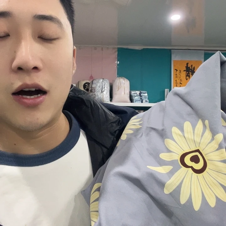 棉棉灰色小雏菊4.2米布料