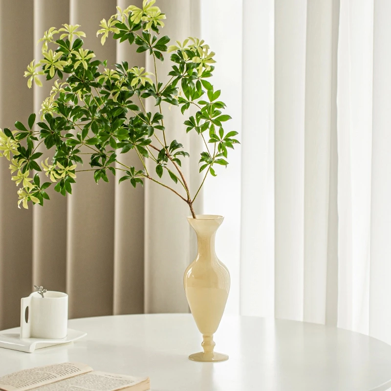 玻璃简约创意欧式居家客厅花瓶插花摆件马醉木轻奢高级感装饰简约