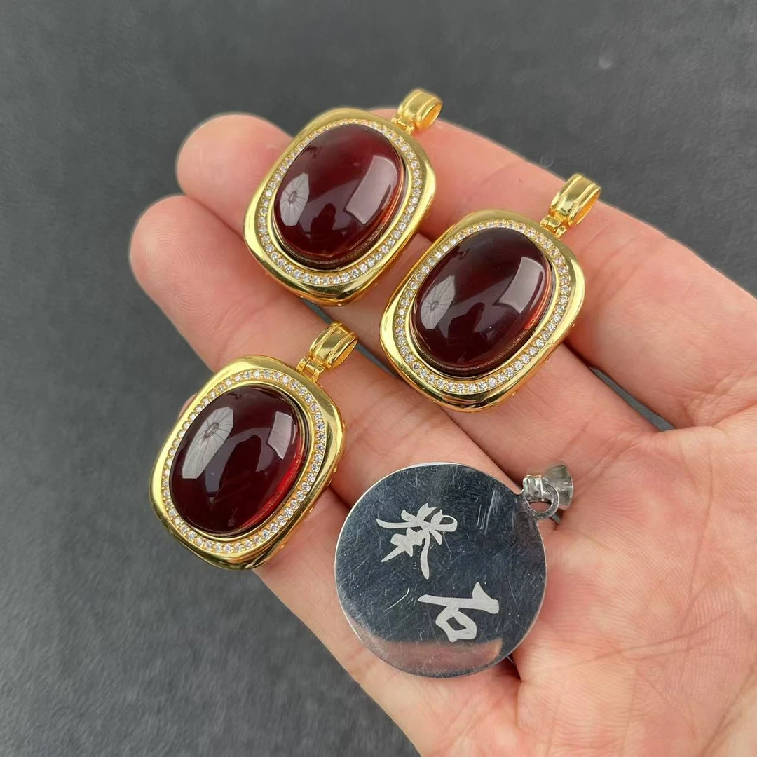 【举石珠宝】T0107-2008-146琥珀吊坠（一件/多样性发）K