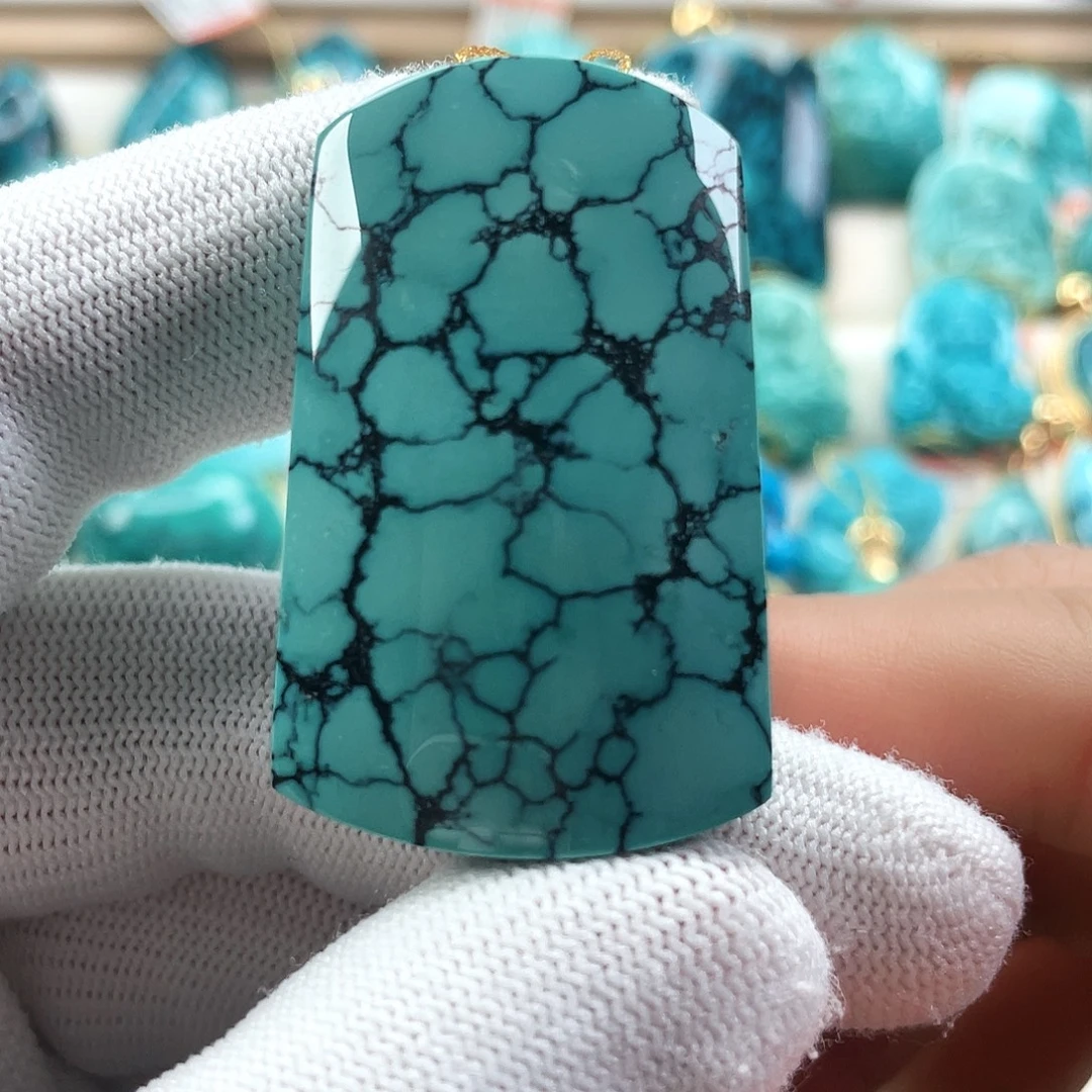 绿松石未镶嵌车挂