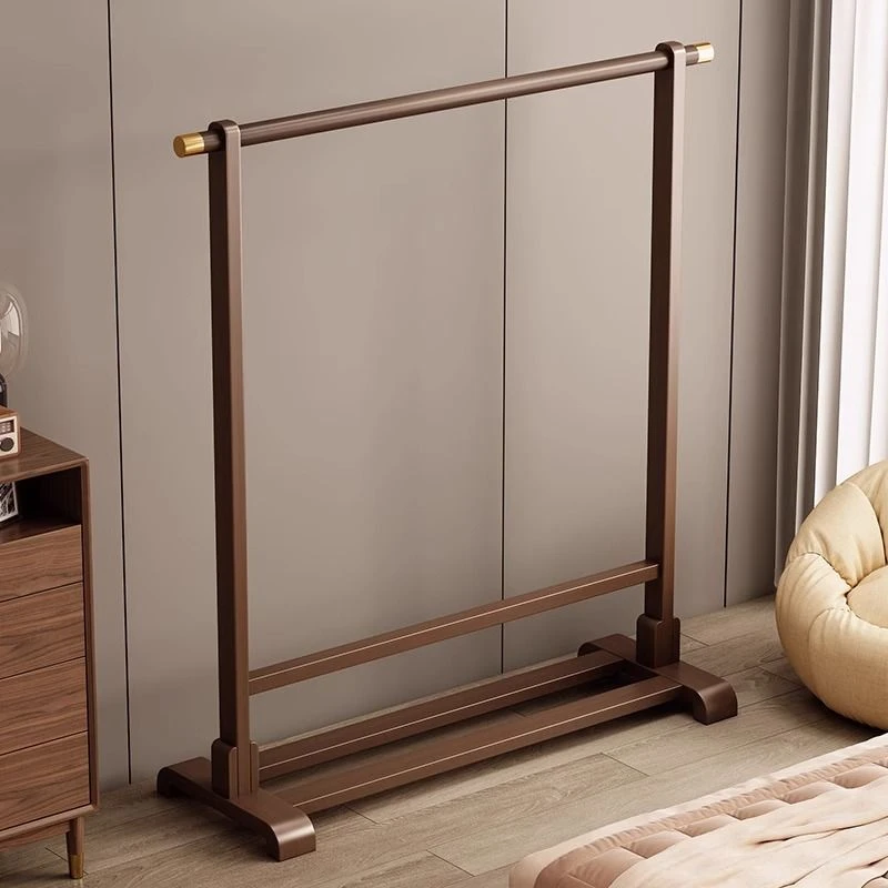 入户挂衣架卧室落地临时衣帽架不占空间床边衣服置物架新款晾衣架