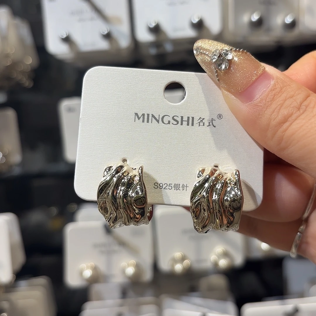 铜合金925银耳钉的