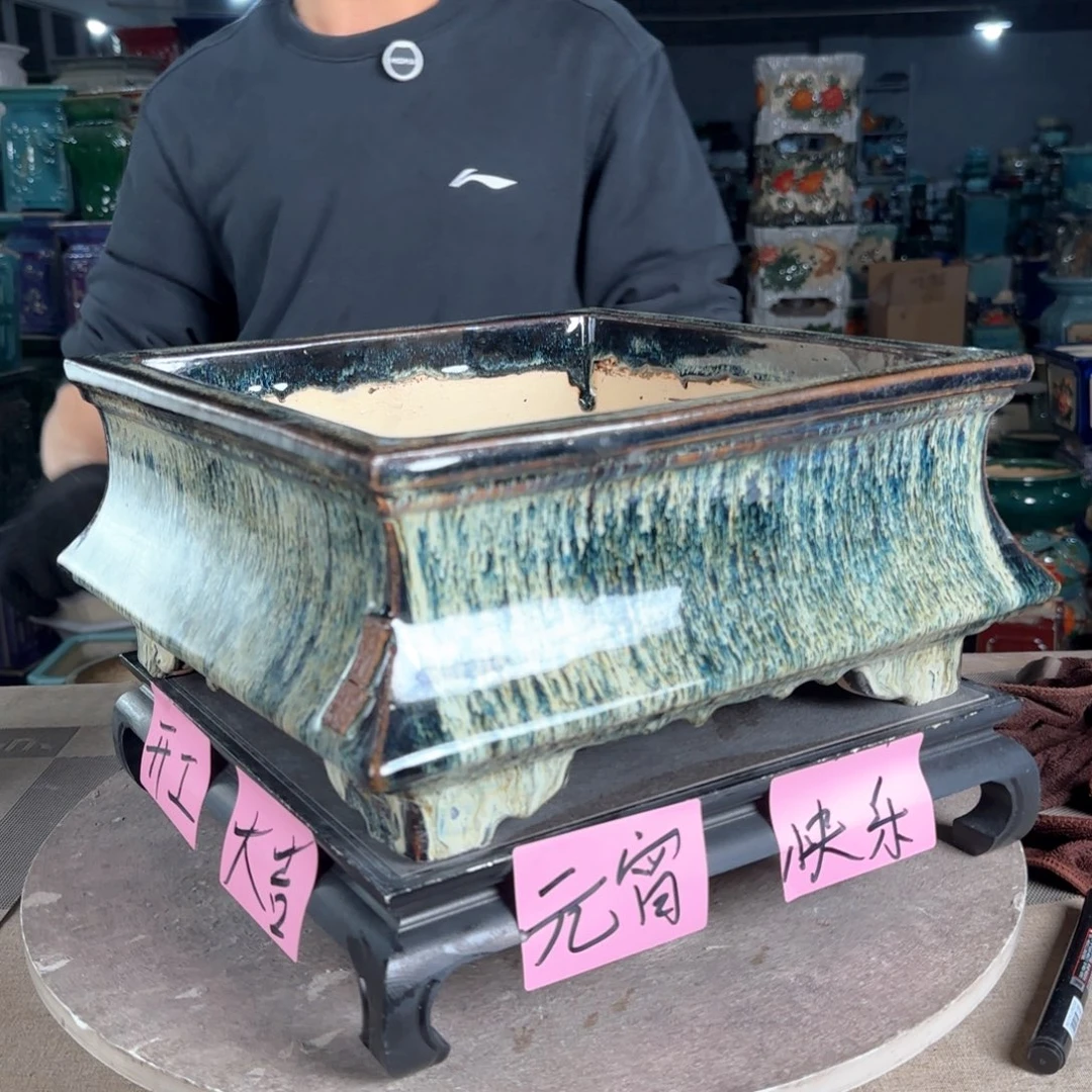 一风堂石湾花盆。微瑕