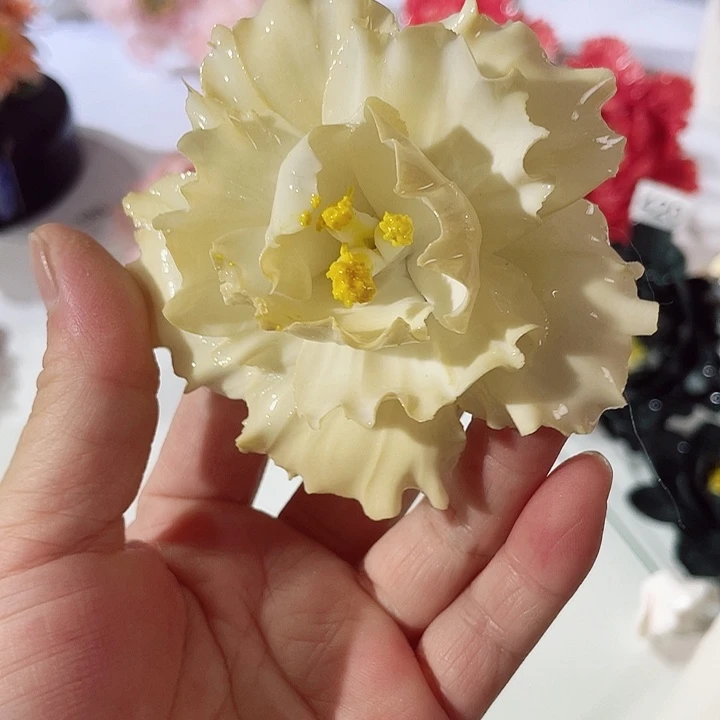 瓷片德化工厂陶瓷手工捏花