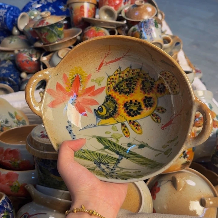 瓷片景德镇陶瓷手工手绘