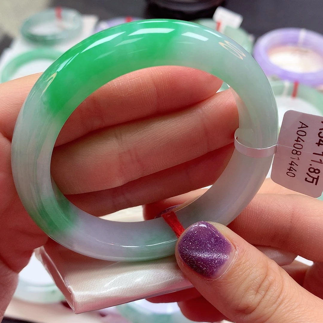 翡翠手镯未镶嵌7号欣