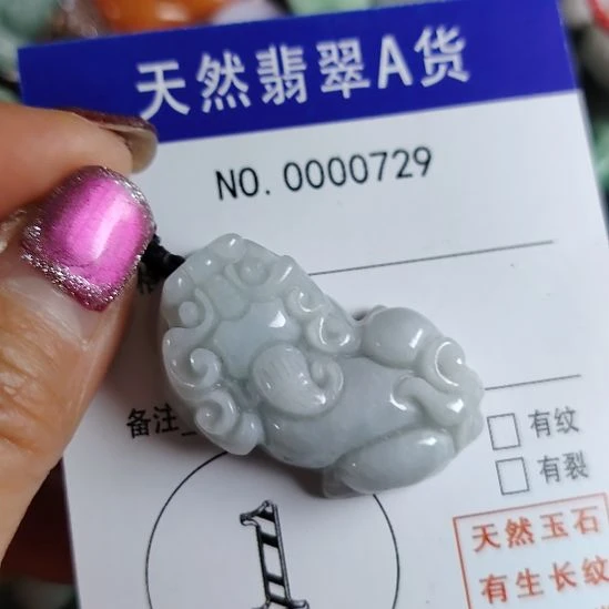 翡翠未镶嵌颈饰貔貅