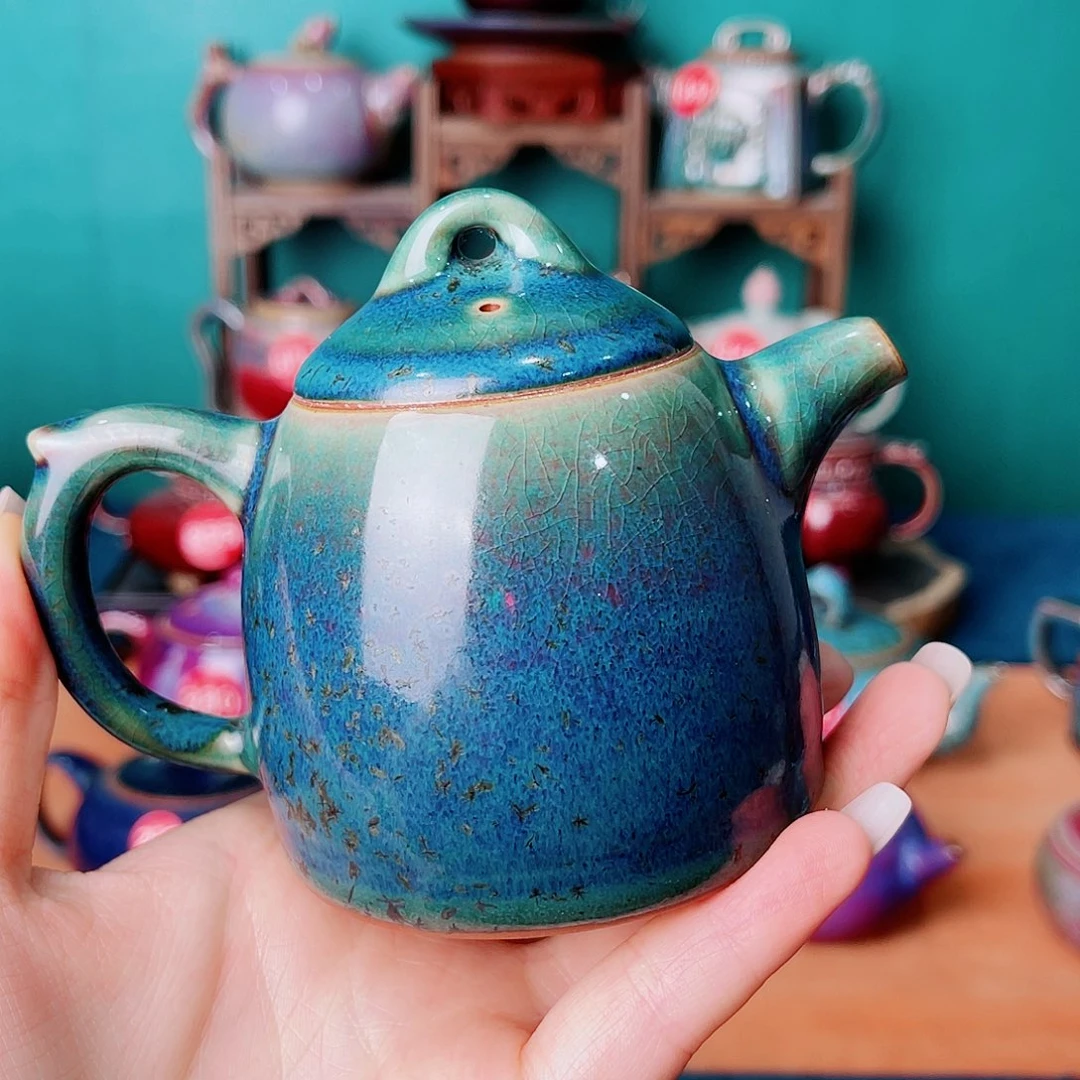 钧瓷艺术作品壶茶