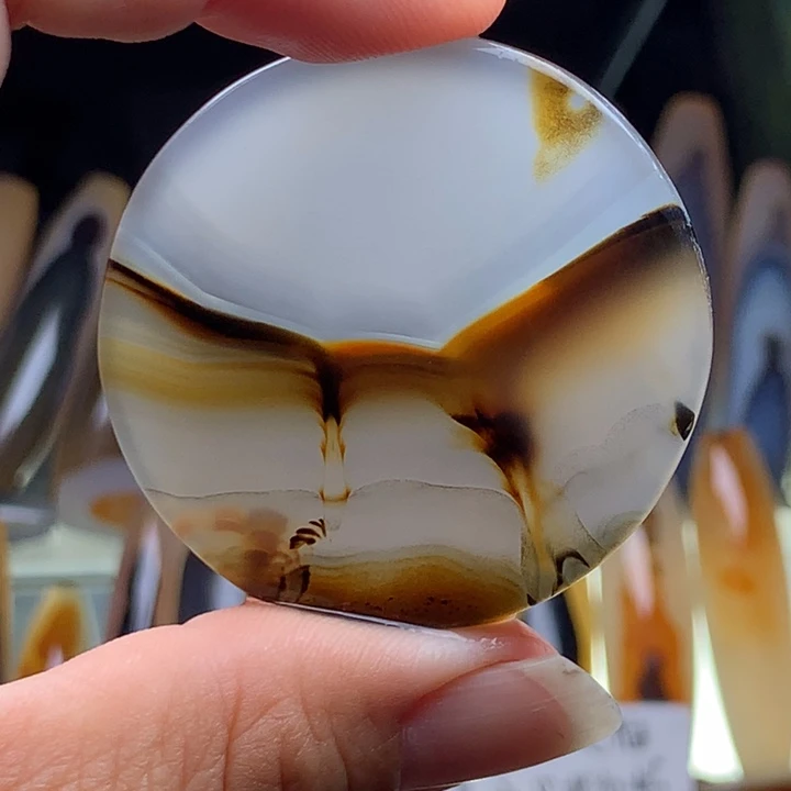 玛瑙/玉髓颈饰未镶嵌173