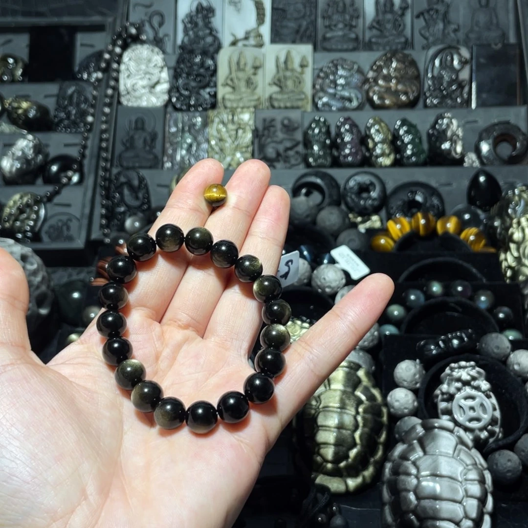 5***5黑曜岩未镶嵌珠宝奇石