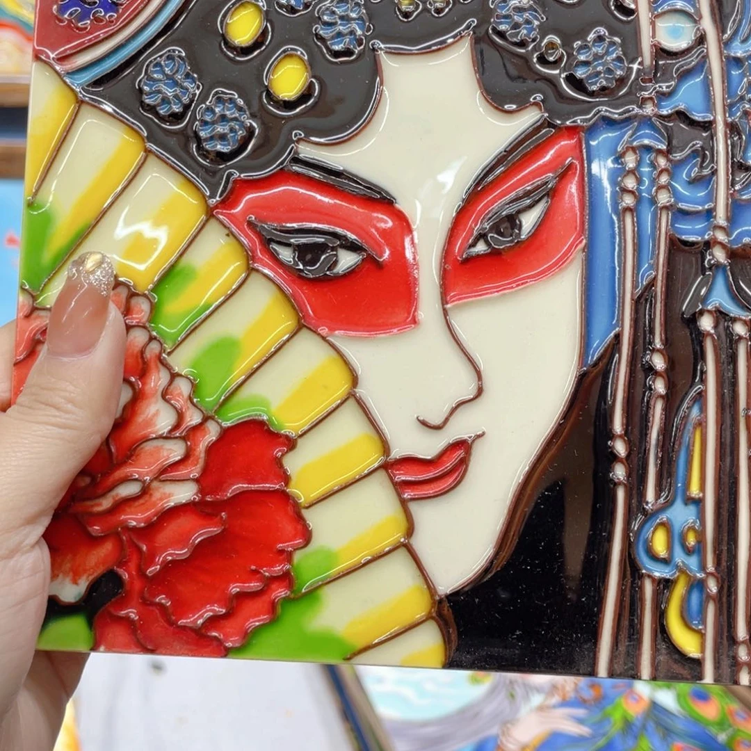 【闪购商品】瓷片木**子脸谱单瓷片