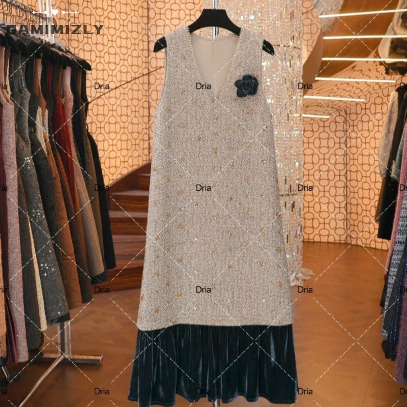 青森专属RJ店轻奢设计师女装连衣裙SZ7325显瘦气质时尚裙子