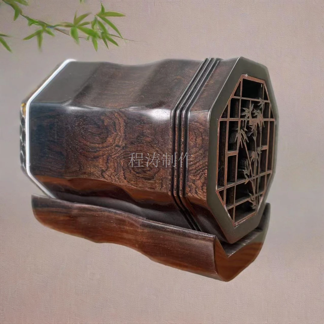 中胡 中胡筒子 琴桶 八角形 黑檀木专业演奏 筒子 中胡筒