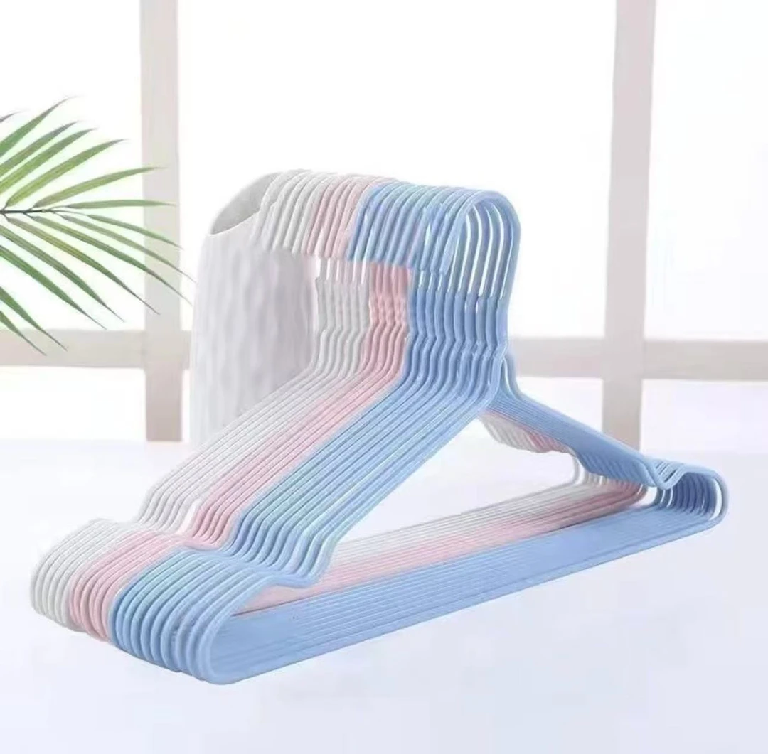 优选10个成人衣架40厘米长度晾衣架家用衣服架颜色随机