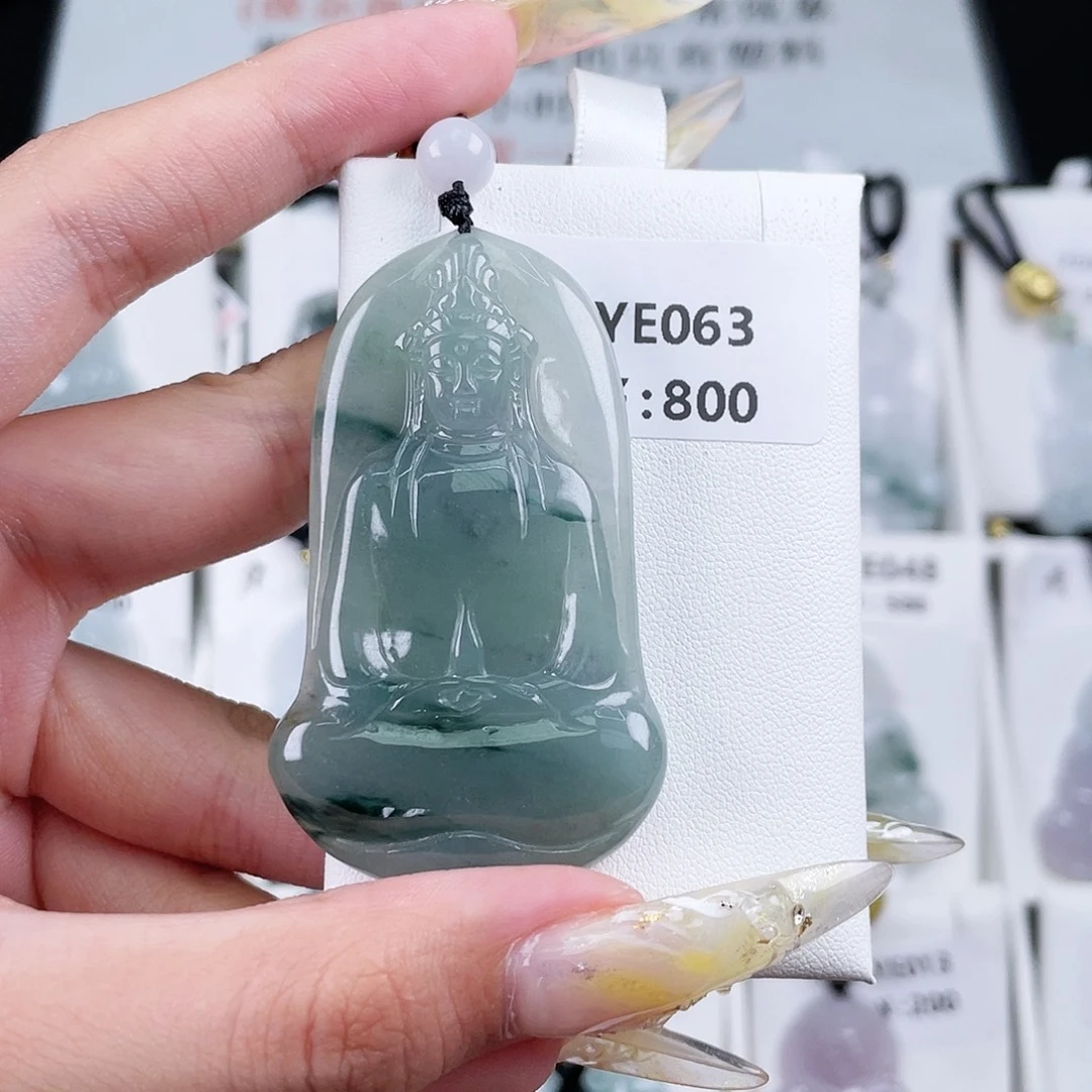 翡翠未镶嵌颈饰YE063