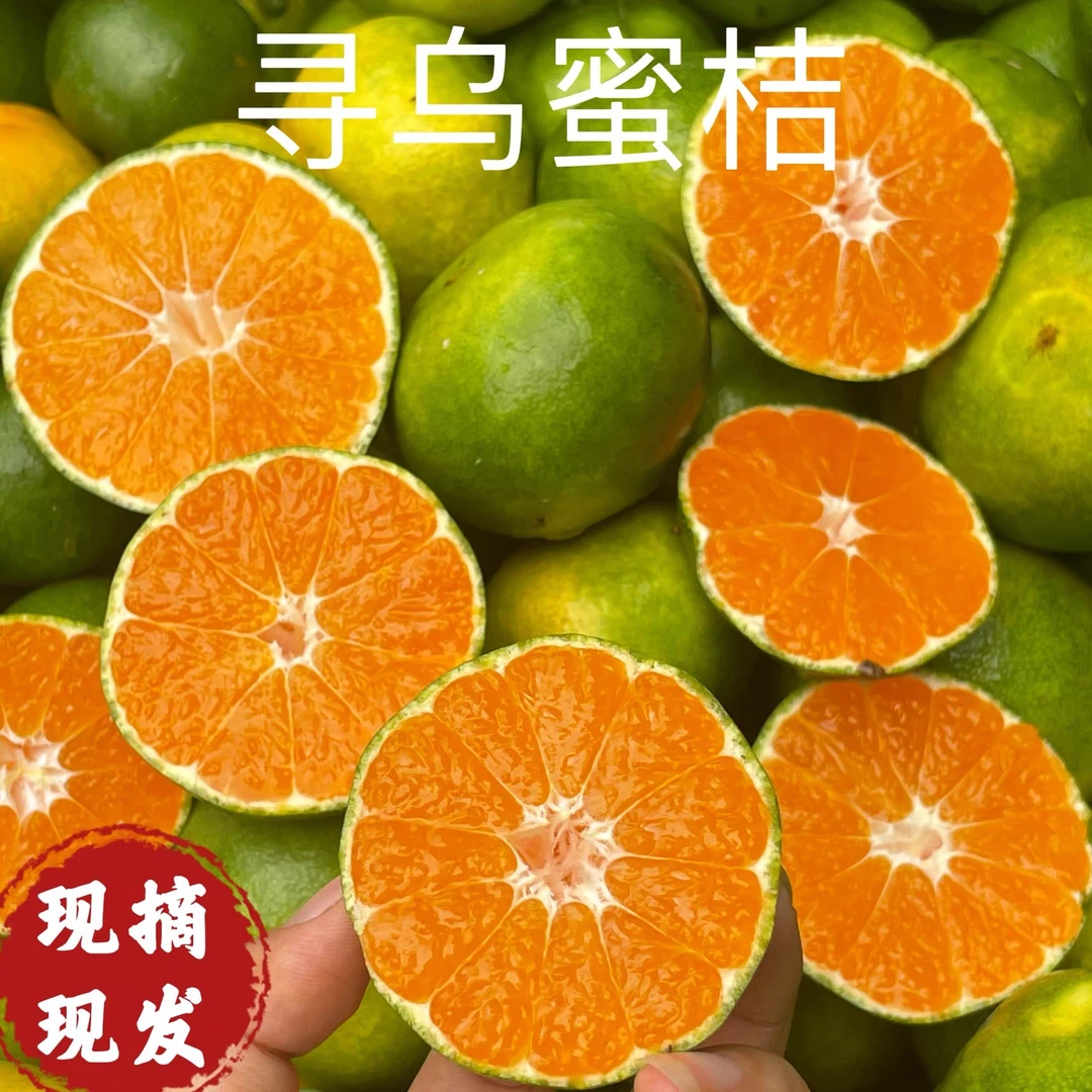 【京东上门】寻乌蜜桔蜜橘皮薄酸甜多汁鲜橘子青桔孕妇桔子产地直发