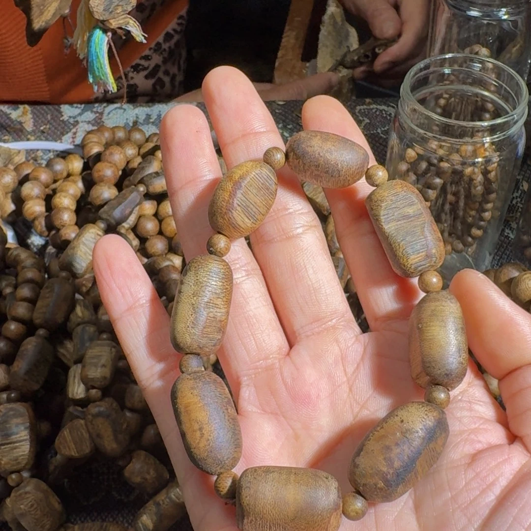 沉香沉香枕海南乌身老料14.6克料子