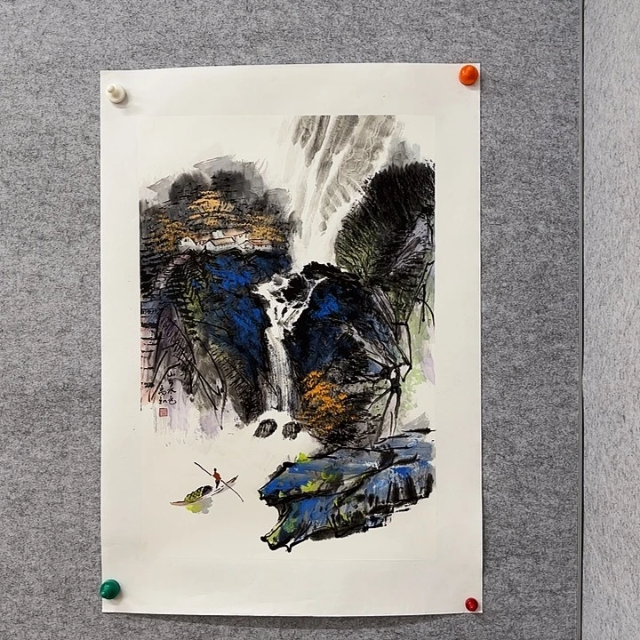 国画花鸟的故事也很